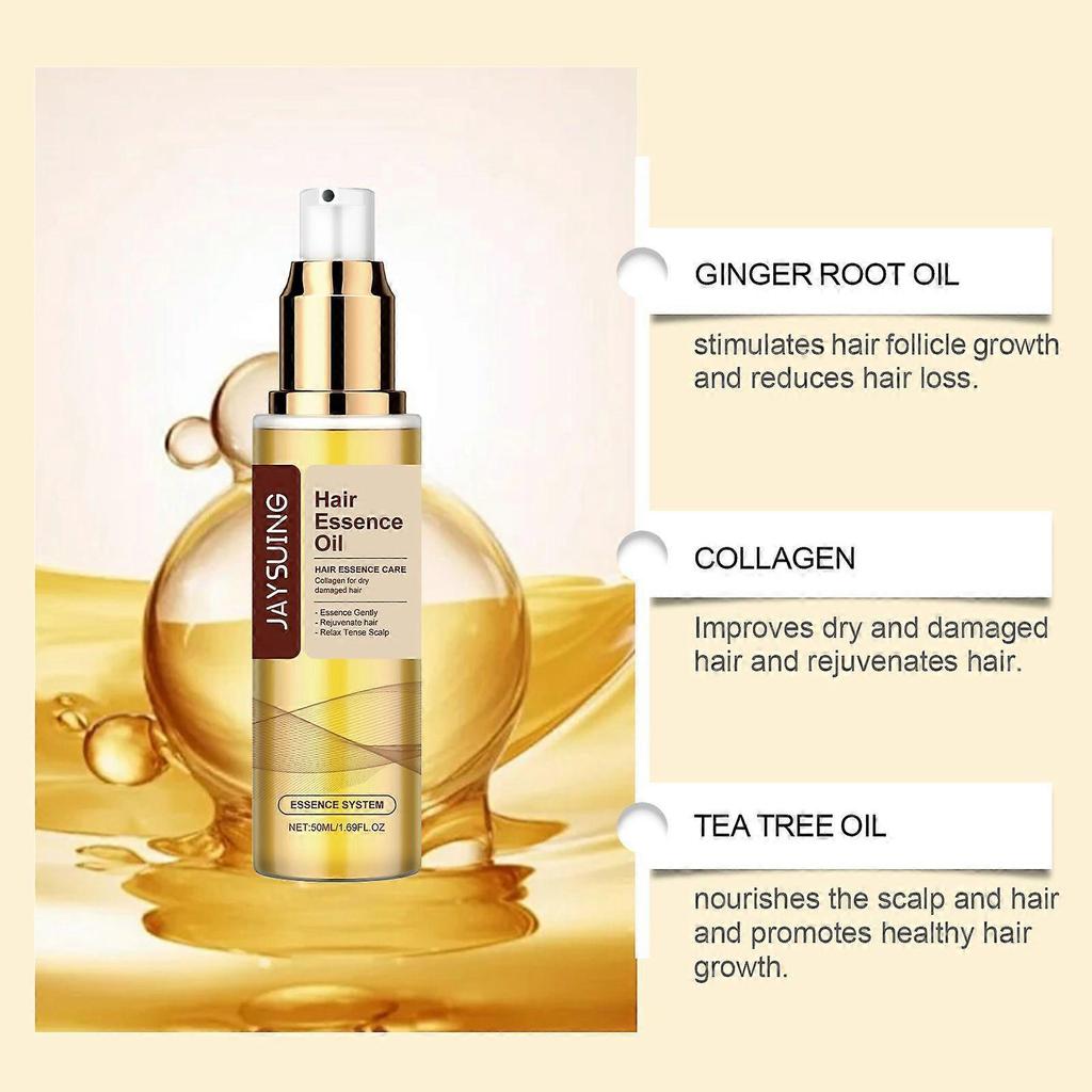 Nourishing and smooth hair care essential oil improves frizz and enhances gloss