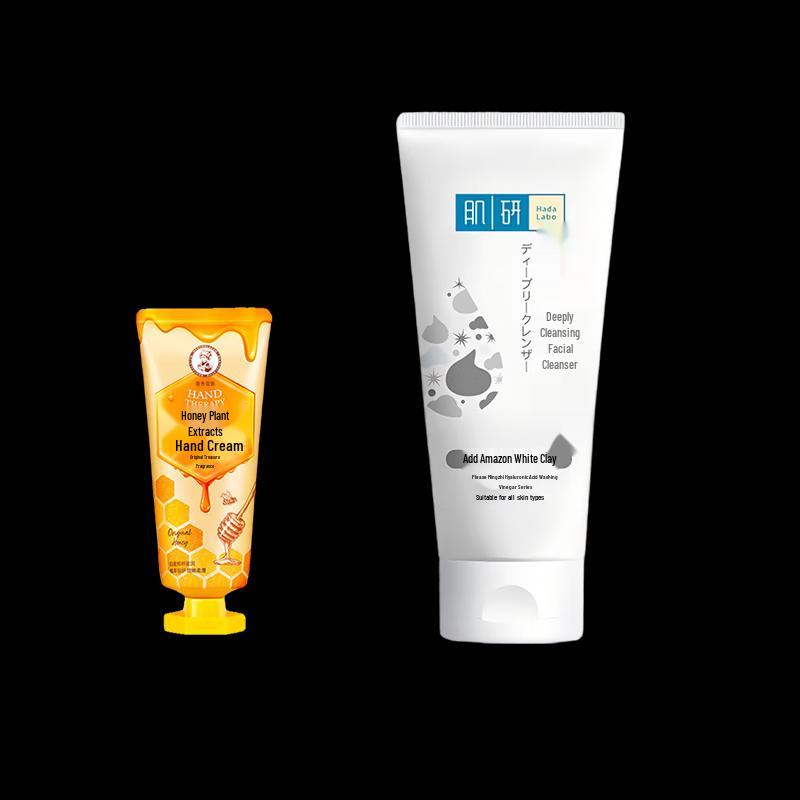 Набор Mentholatum: Медовый крем для рук и Очищающее средство для умывания лица