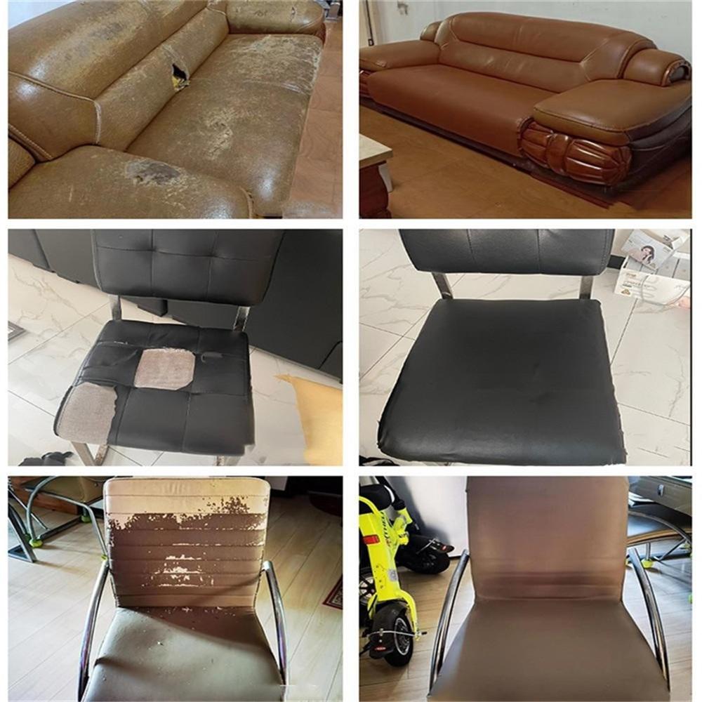 Self-Adhesive Leather Repair Patch, Waterproof & Durable PU Leather Tape For Sofas, Car Seats, Jackets & Bags, 17 Colors & 3 Sizes