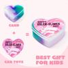 JOYFY 30 Stück Valentinstag Galaxie Schleim Herzen für Kinder Valentinstag Klassenzimmer Austauschpreise Partygeschenke Valentinstagsgeschenke