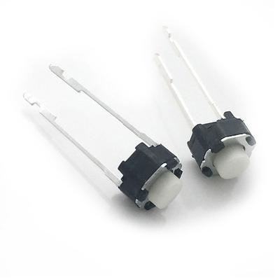 50PCS Durable 2 Pin Vertical Tactile Micro Switch Self-reset Tact Switch Power Switch