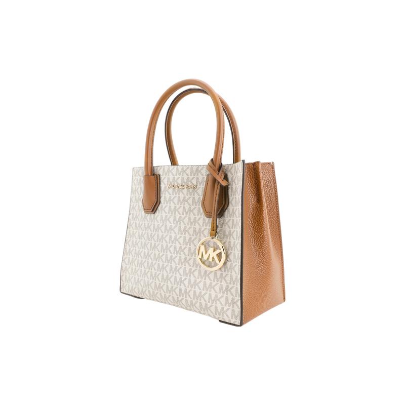 Michael Kors Handtas Klassiek retro oude bloemenprint forenzen letters, kunstleer, accordeontas, handtas, schoudertas, middelgroot, dames