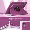 For iPad 10th 11th 12th A19 Gen Case 7 8 9th 10.2 iPad A16 11th Pro11 M4 Air11 Air 5 4 3 5th 6th 9.7 360 Rotating Case