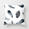 VIKAMA Minimalist Black White Cushion Cover Aesthetic Geometric Print Sofa Pillow Cover Living Room Car Soft Home Decor