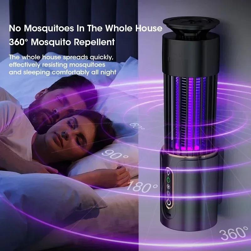 Mosquito Killer Lamp Outdoor Home 2 In 1 Photocatalyst Mosquito Fly Electric Light Portable Mosquito Trap for Camping Gardening