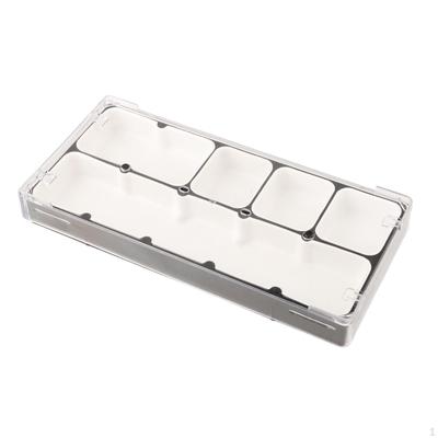 Watch Parts Storage Box Accessories Dustproof with 5 Compartments Jewelry Case Tools