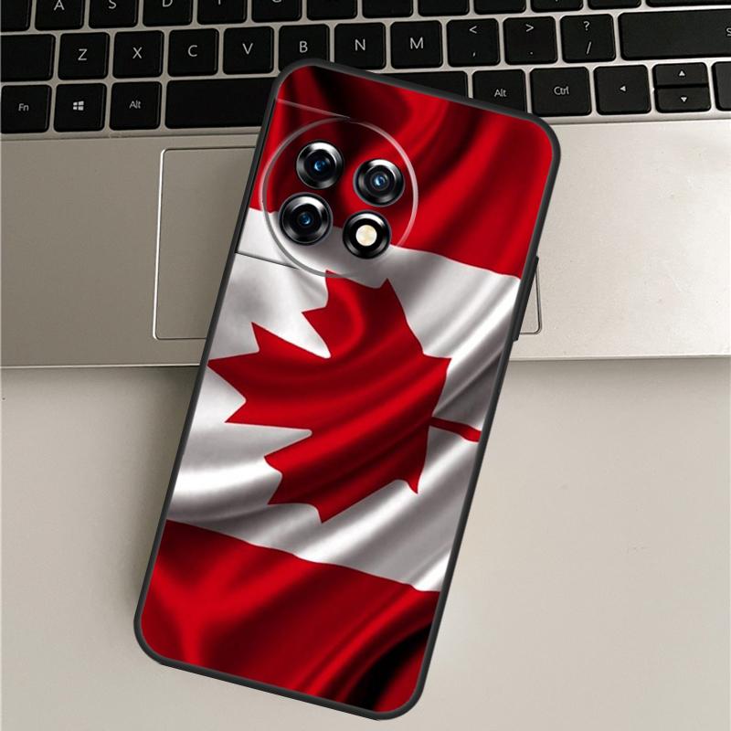 Canada Canadian Flag Case For OnePlus Nord 5 CE 3 4 Lite N20 N30 OnePlus 15R 13R 12R 13T 10T 10 Pro 11 12 13 Cover