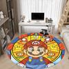 1pc Mario Game Office Round Area Rug,  Under Office Chairs Bedroom Living Room Home Decor A0926058