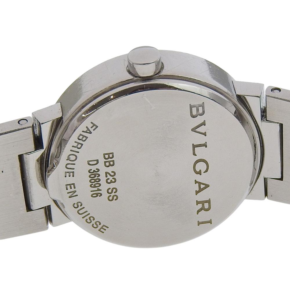 BVLGARI Bvlgari Bvlgari Watches BB23SSD blackDial Stainless Steel Quartz Analog display Women Used