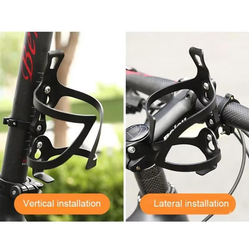 Aluminum Alloy Electric Motorcycle Bumper Water Cup Holder Mountain Bike Water Bottle Mount Anywhere Single Bike Conversion Seat
