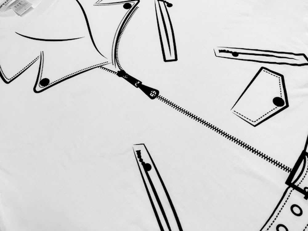 [SPEED ADDICT] Trompe-l'oeil W Riders Long Sleeve T-shirt (White, Size L)