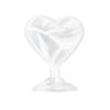 Plastic Heart Box On Stand 7 X 5 X 3 Cm
