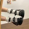 Second Dimensional Gothic Skinny Mary Jane Shoes Spring and Autumn New Fashion JK Girls Versatile Sweet Cool Style Single Shoes