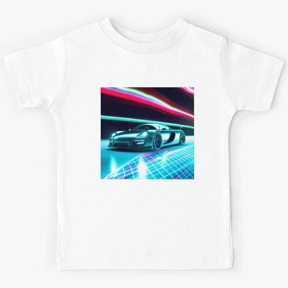 Neon Road - Porsche Carrera gt Kids T-Shirt 170