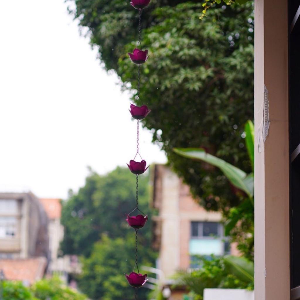 Flower Rain Chain Eaves Drainage Chain Rainwater Chain