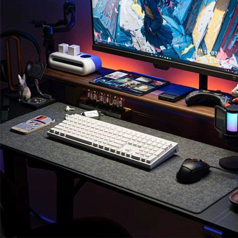 Extra Large Non-slip Felt Gaming Mouse Pad with Drop Glue Technology