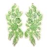 Floral Embroidery Sparkling Lace Accessories Sequined Appliqued Pattern National Style Lace Handmade DIY Material