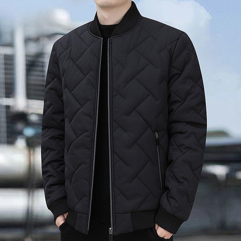 Herren Baumwollgepolsterter Mantel Winter Verdickt Locker Kurz Lässiger Mantel Warm Übergröße Baumwollgepolsterter Mantel