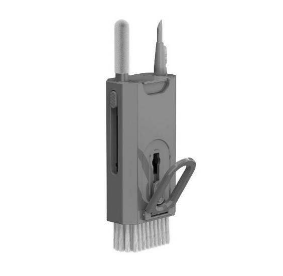 Multifunctional Cleaning Set: Keyboard Brush & Phone/Headset Cleaning Pen