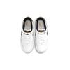 Nike Air Force 1 Low '07 LV8 Double Swoosh White Metallic Gold GS Sneakers DM3322-100