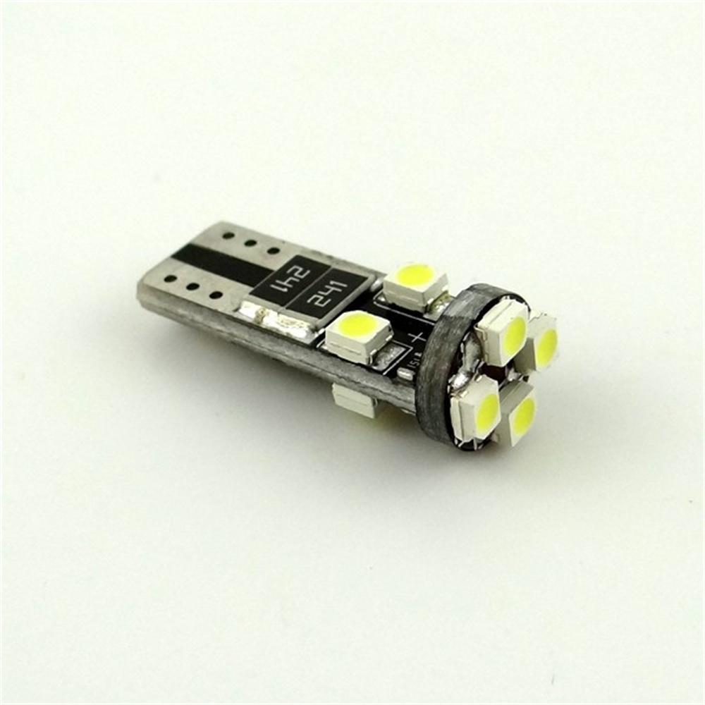 White T10 8-SMD Canbus LED Map Light Bulb W5W 194 168