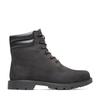 Timberland Wodoodporne buty sznurowane 6-calowe z drewna lipowego, damskie, czarne, 7.0 (24,0 cm),