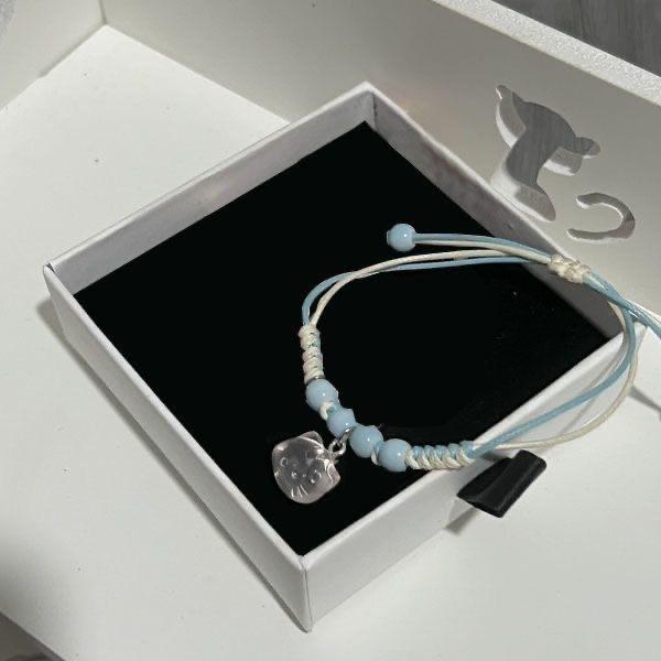 

Bracelet pull-out cartoon Hello Kitty fashion pink hand-woven hand rope for girlfriends