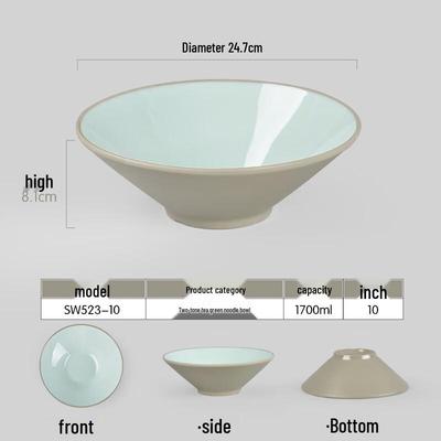 Japanese Style Melamine Douli Noodle Bowl