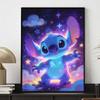 Disney 5D DIY All Diamond Art Painting Kit Stitch Galaxy Starry Sky Home Decor Gift