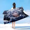 Cartoon Girl G-Gawr G-Gura Big Microfiber Beach Towels Quick Dry Towel Sand Beach Towels Pool Towel for Travel Swim Pool Yoga