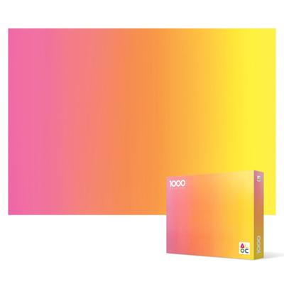 1000-teiliges Puzzle - Farbverlauf Orange, beliebtes koreanisches Puzzle
