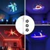 Flexible Neck Galaxy LED Projector 360 Degree Rotating Atmosphere Lamp Novelty Night Light  Dorm