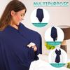 Solid Color Privacy Breastfeeding Shawl Muslin Fabric Baby Nursing Poncho Breastfeeding Cover
