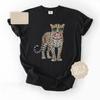 Leopard Comfort Colors Shirt Leopard Bubblegum Sunglasses TShirt Cute Animal Print Tee Harajuku Fashion Unisexs Clothing