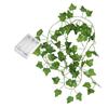 Flower Green Leaf String Lights Artificial Vine Fairy Lights Battery Powered Christmas Tree Garland Light for Weeding Home Decor