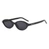 New gm oval frame sunglasses for women's high-end sense, square and round face, small face, anti-ultraviolet sunglasses for women
