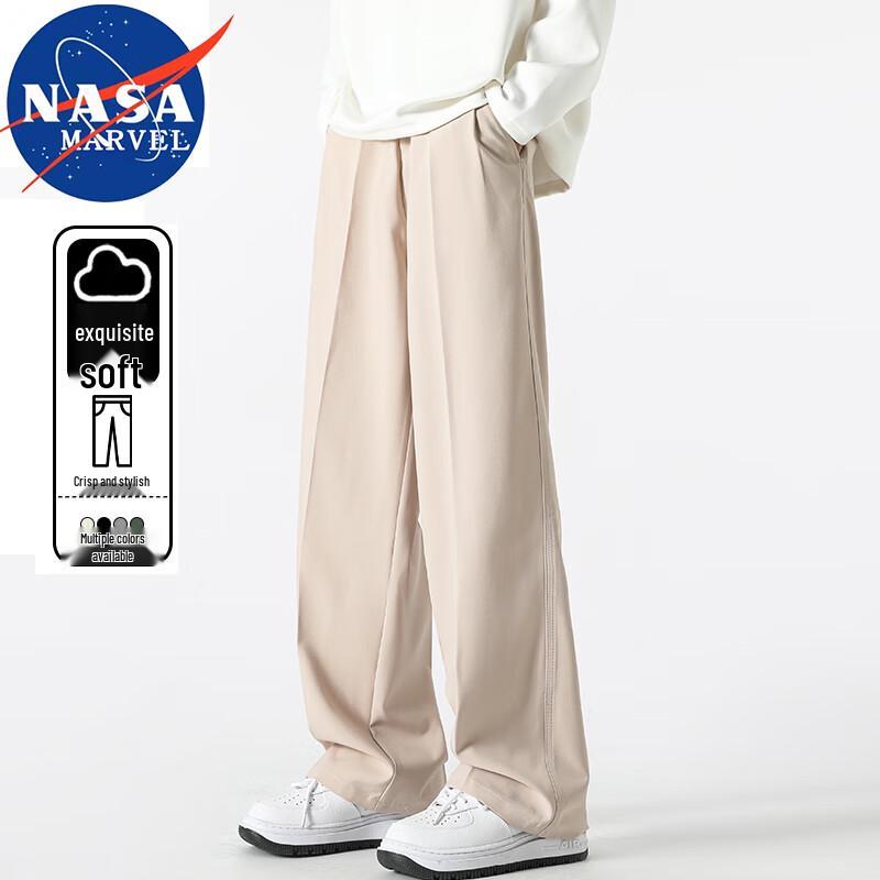 NASA MARVEL Men's Relaxed Fit Straight-Leg Trousers
