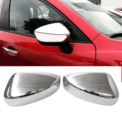 For Mazda CX-5 CX 5 2017 2018 Door Side Wing Mirror Chrome Cover Rear View Cap Accessories 2pcs Per Set Car Stying