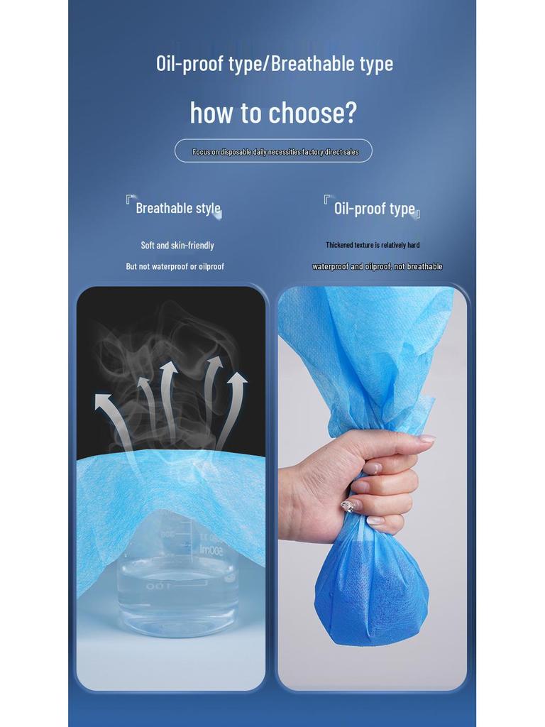 100 Thickened Waterproof Disposable Bed Sheets for Salons & Hospitals - Breathable, with Opening, Ideal for Foot Baths & Isolation
