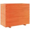 VidaXL Planter Wax Brown 90x40x72.5 Cm Solid Pine Wood, Outdoor Planter, Flower Box, Tomato Planter, 3282596