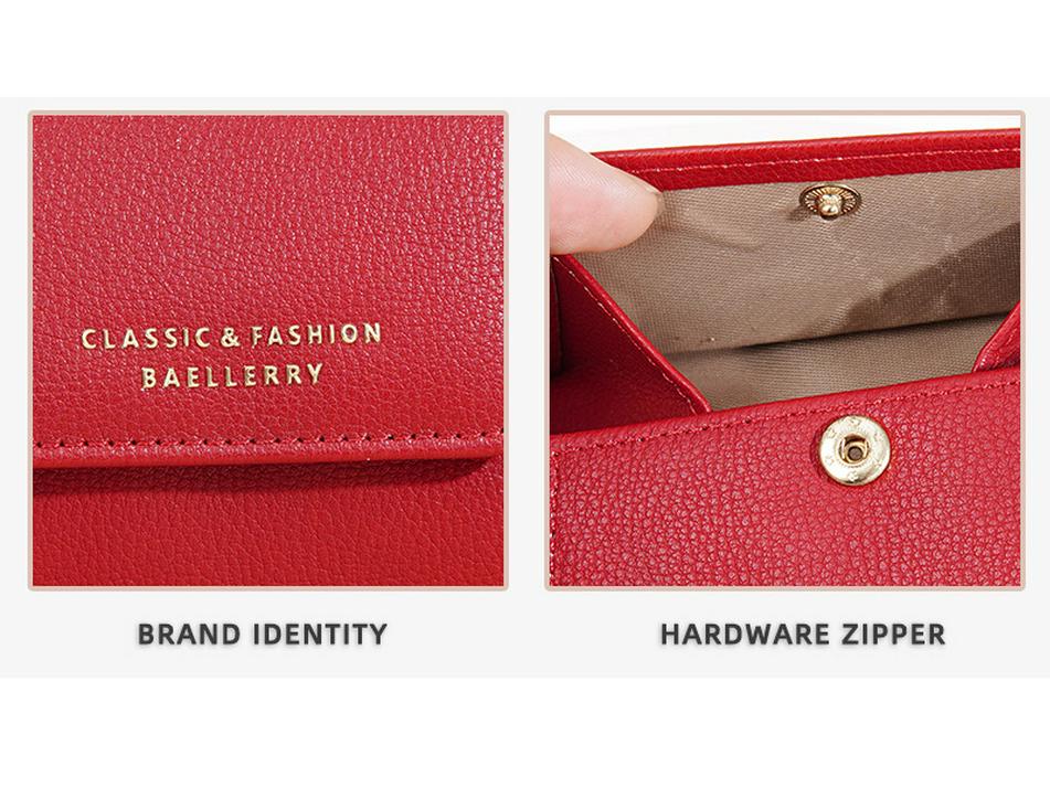 Japanese Short Women's High-End Mini Wallet and Coin Purse