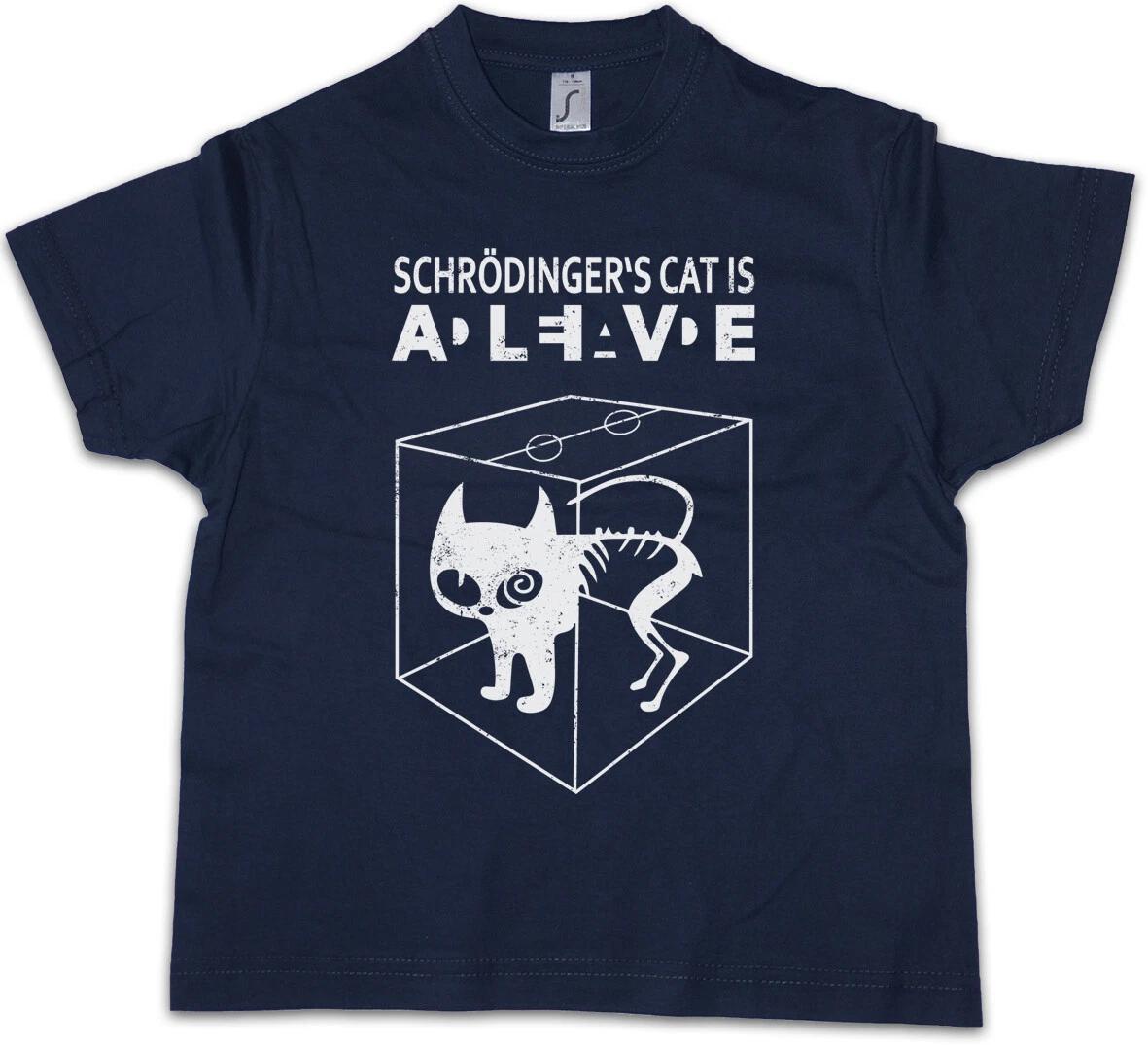 SCHRÖDINGER S CAT IS ALIVE DEAD II Kids Boys kids boys T-Shirt The Big Schroedinger TV 130