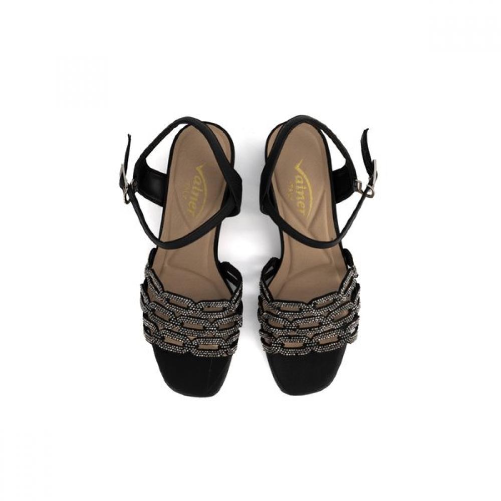 VAINER Sandali da Donna Neri 390e0v1ba