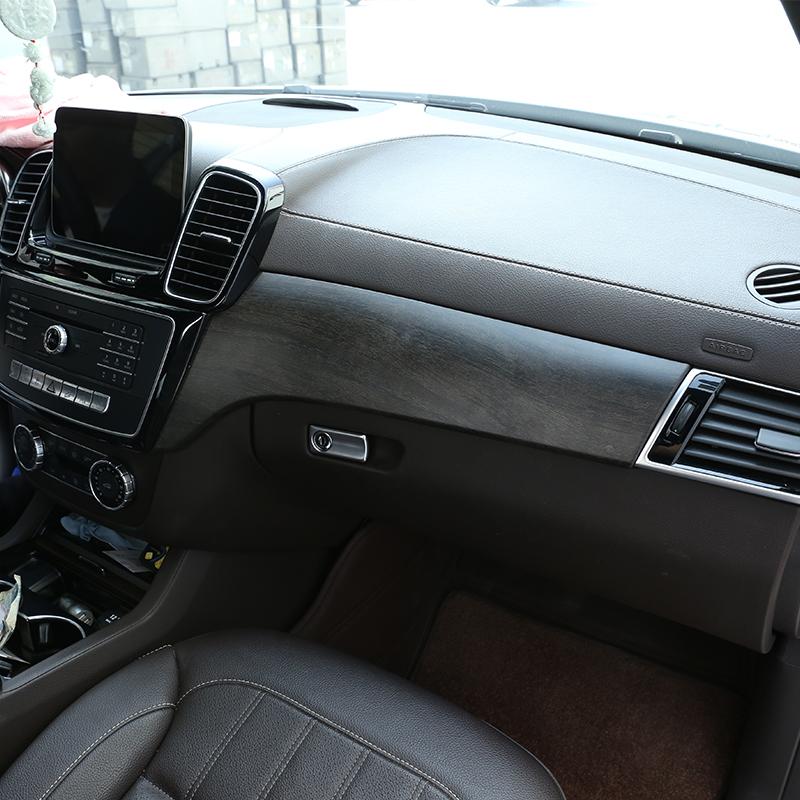ABS Plast Bil Interiör Mittkonsol Skyddspanel Cover Trim Tillbehör För Mercedes Benz GLE 350 GLS 400 Klass 2016-