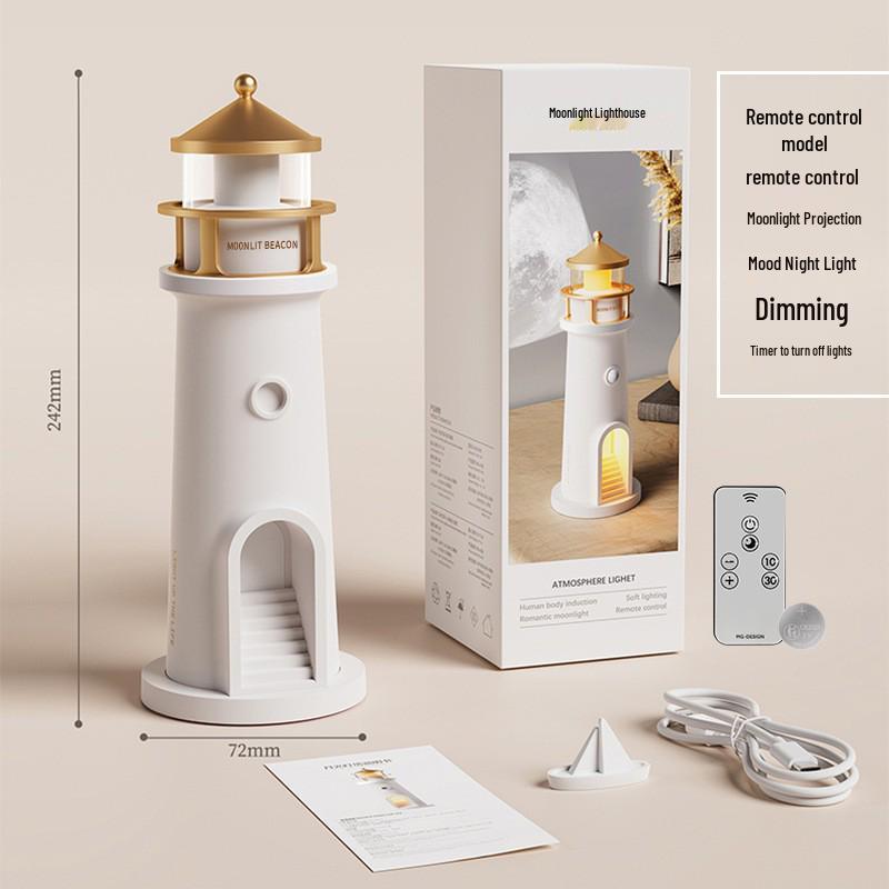 

Прикроватный проектор «Лунный свет»: Креативный подарок-помощник для сна и атмосферный свет 5W