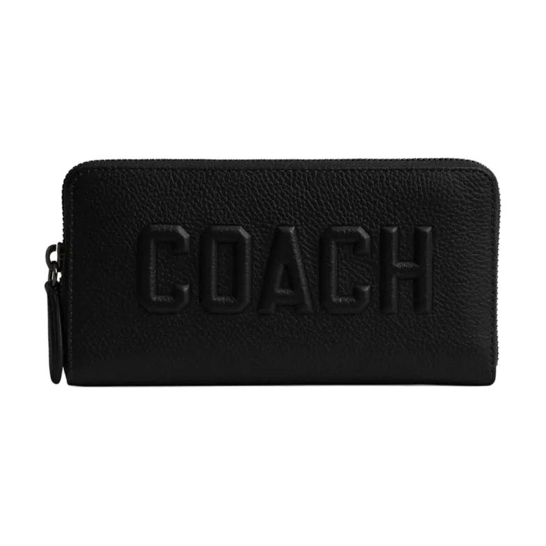 

Новый кошелек COACH из коровьей кожи Трубы Унисекс Черный CW715-BLK 19.1*2.0*9.9CM