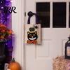 Biodegradable Halloween Bags Trick or Treat Bags, Kids Candy Non Woven Pumpkin Ghost Bat Tote, Reusable Goodie Spooky Party Favor Gift