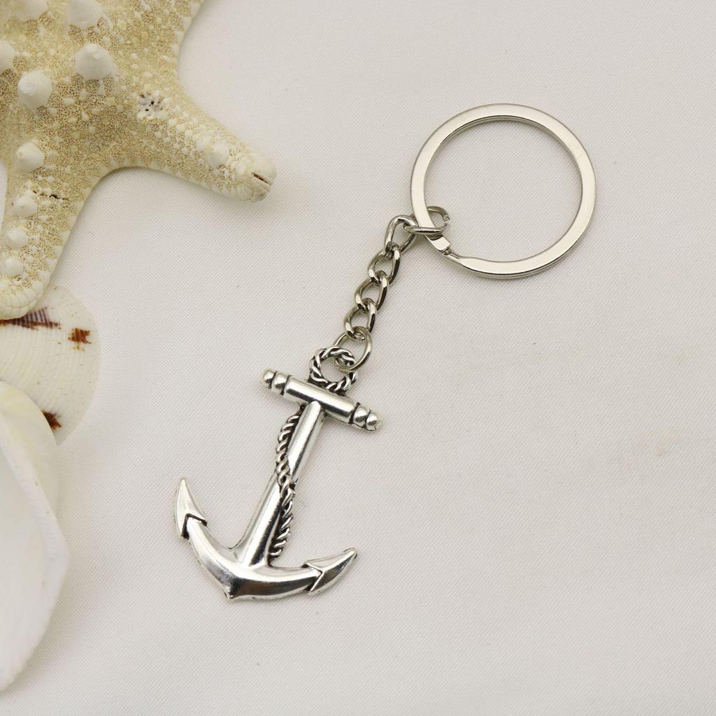 Hot Selling Simple Anchor Keychain Pendant