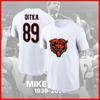2 Sided Mike Ditka 1939-2026 White Cotton T Shirt S-5XL S322 Unisex T-Shirt
