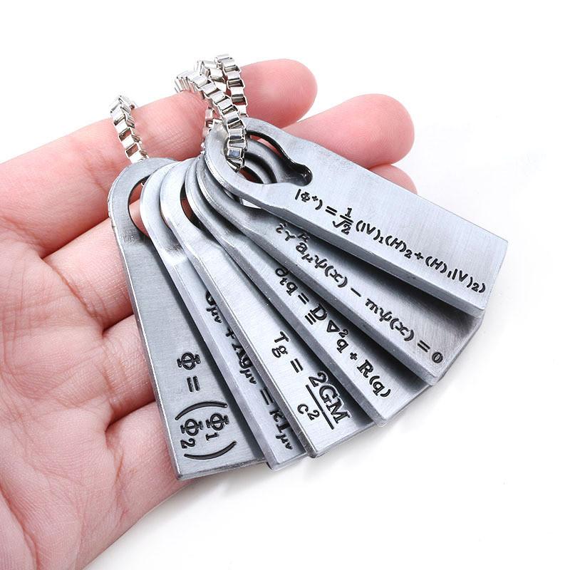 Death Stranding Chemical Physical Equations Alloy Pendant Necklace With Vintage Design For Science Enthusiasts